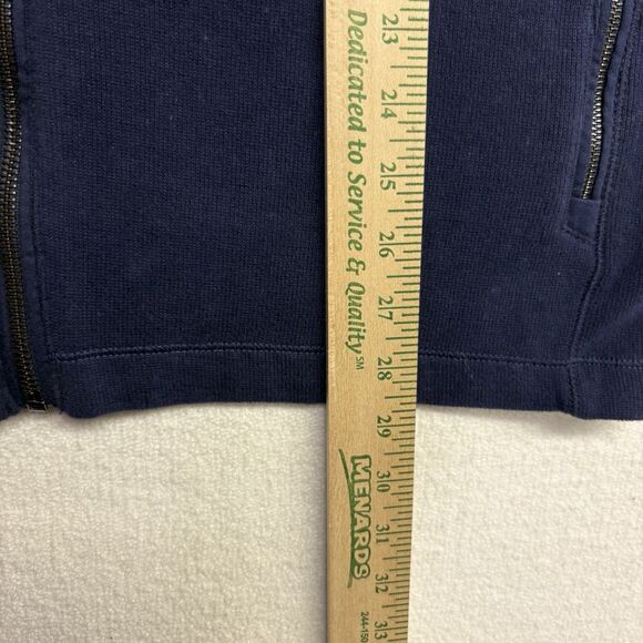 Polo Ralph Lauren Men’s Blue Full Zip Heavy Cotton Vest Zip Pockets Size L - Picture 6 of 6